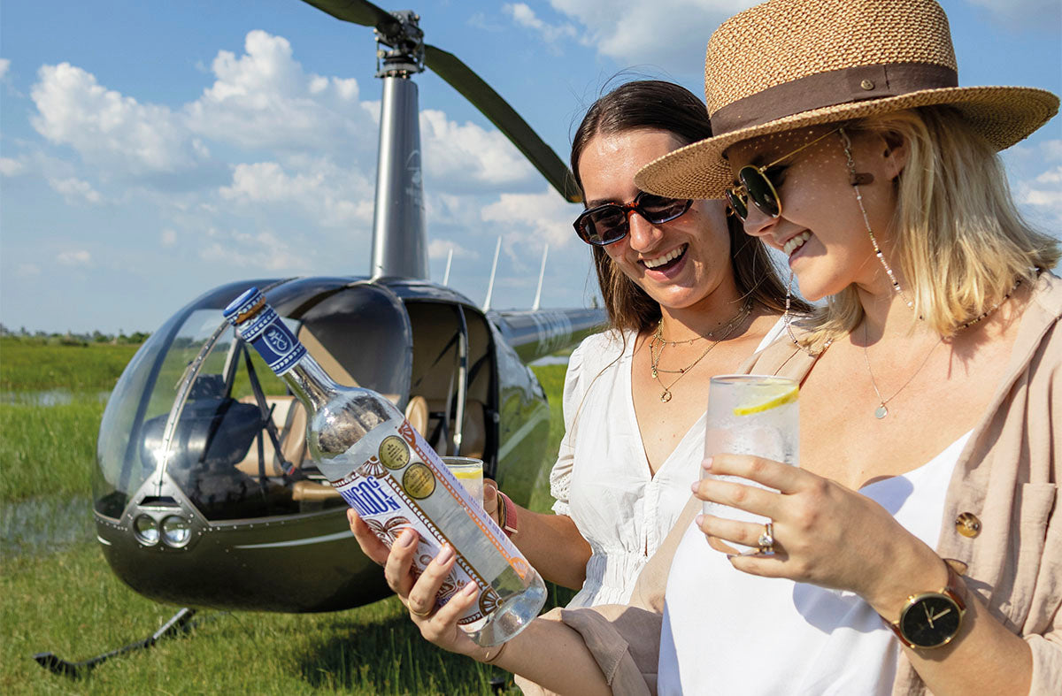 Distillery Tour by Helicopter